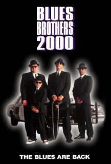 BLUES BROTHERS 2000   MOVIE POSTER (4 GUYS)
