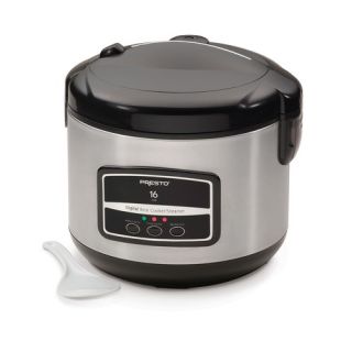Presto Sixteen Cup Electric Rice Cooker in Stainless 05813