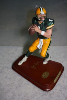 Brett Favre Danbury Mint Green Bay Packers NFL Football Figurine