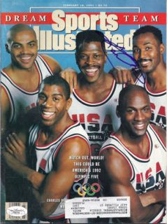 Karl Malone Autographed Dream Team Sports Illustrated