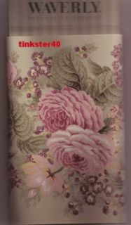 Waveryly Antique Rose Floral Brianna Wallpaper Border