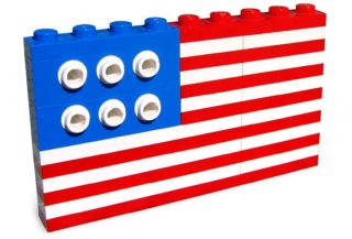    FLAG 10042 Set Fourth of July holiday 4th U S usa united states
