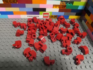Lego BRICK ARCH 1x1x1 1/3 slope DARK RED   quantity x 4 pieces