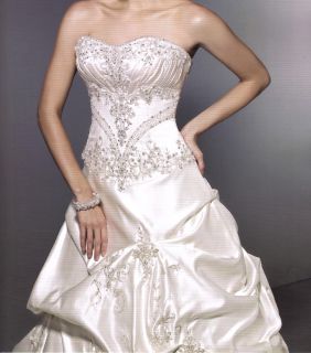 Formal Wedding Gown Dress Private Label by G Style 1458 White Silver 