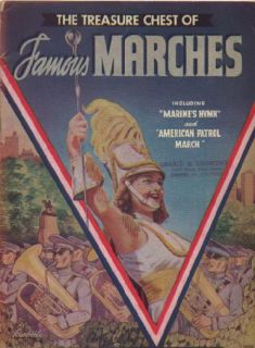 Treasure Chest of Famous Marches 1943 Piano Sheet Music