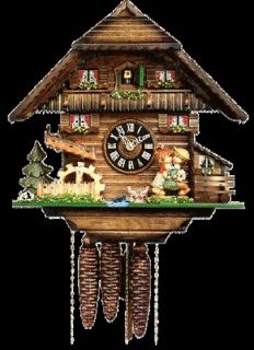 Genuine German Black Forest Chalet Musical Coo Coo Clock made in 