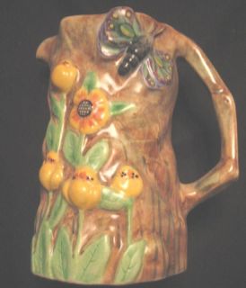 radford pottery art deco butterfly ware jug c1930 time left