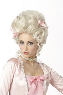 light blonde marie antoinette wig for halloween costume