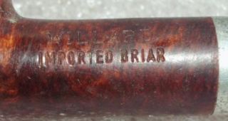 Estate Pipe Willard Imported Briar smoking pipe