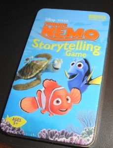 New Disney Finding Nemo Storytelling Card Game Tin Box Shrink Wrapped 