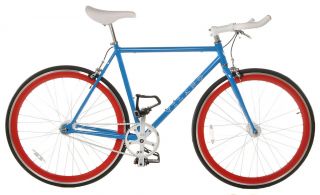 Blue 50cm Vilano EDGE Chromoly Fixed Gear Bike Fixie Single Speed 