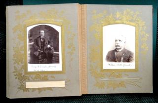 1880 Antique Album w 49 Photos IDD Families Ormsby Hicks Krick John 