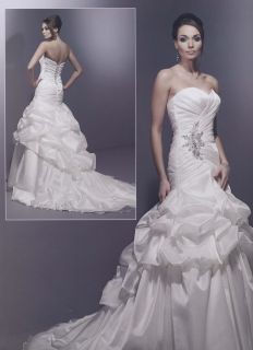 Wedding Dress Bridal Gown Private Label by G 1448 Diomond White Silvr 