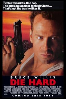 Die Hard Movie Poster 1 Sheet Bruce Willis