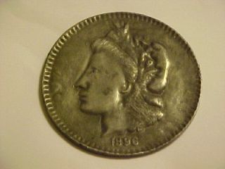 1896 United States 16 to 1 NIT Bryan Money Token Medal
