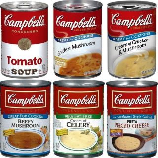 Campbells Condensed Soup 3 Cans Good for Eating Many Choices Choose 