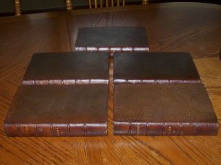 1895 5 Vols Talleyrand Memoirs rare Antique Leather Books Book Set 