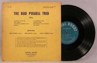 The Bud Powell Trio Orig Royal Roost RLP 401 10” Orig 1950 Release 