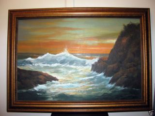 Ocean Light Painting Philippine Cesar Buenaventura 1967