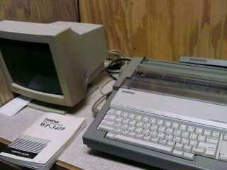 Brother Word Processor WP 3410 with Users Guide