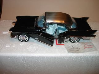 24 Franklin Mint Cadillac Eldorado Brougham Black Mint Never 