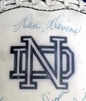   SIGNED BY (112) NOTRE DAME FOOTBALL MONTANA DEVINE BROWNER GOLIC FRY