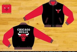 Chicago Bulls Kids Jacket 4 Styles Cotton Twill