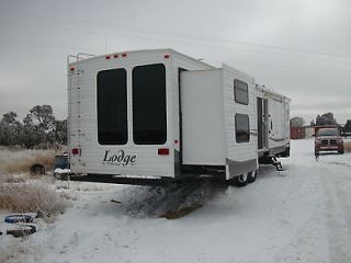 2011 WILDWOOD LODGE CAMPER TRAILER 403FB 3 SLIDE OUTS BUNK ROOM