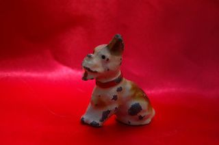 Metal Odd dog Paperweight jack Russell Rascal Dog wire fox terrier red 