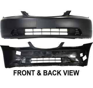 New Bumper Cover Facial Front Primered Coupe Sedan Civic HO1000197 