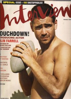 Colin Farrell Bruce Weber Interview 2000 100 Most Aaliyah Lisa Lopes 