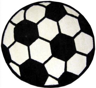 soccerball rug 3 3 round  42 99