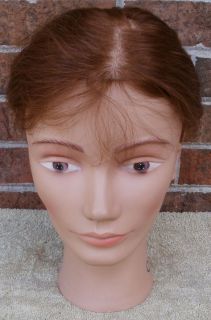 Pivot Point Cosmetology Mannequin Head Human Hair HEIDI DISPLAY HAT 