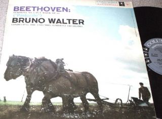 Bruno Walter Beethoven Pastorale 6 LP ml 5284 Columbia 6 Eye TAS 