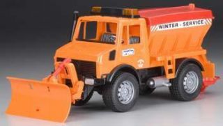 Bruder Toys America 1 16 Snow Plow Truck Orange Red BTA02572