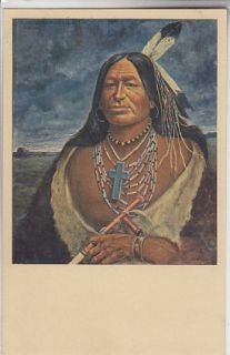  Spotted Tail A Brule Teton Siux Chief Postcard