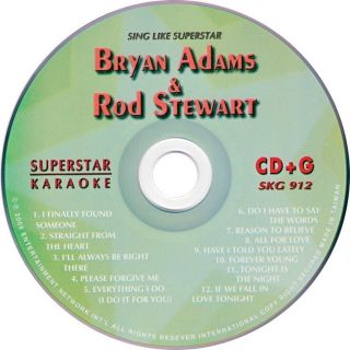 Bryan Adams More Karaoke SKG912 12 Greatest Hits New