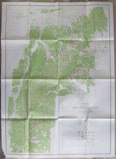 Bryce Canyon National Park Utah Map Chart vtg 1957 USGS Topographic 