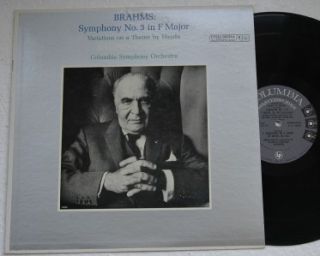Brahms Symphony No 3 Bruno Walter Columbia Masterworks