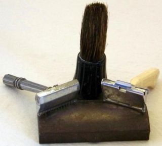   Gem Micromatic Razor Soap Brush Box Shaver Safety Single Edge