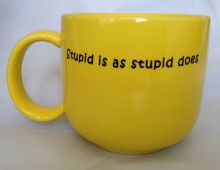 Bubba Gump Shrimp Co RARE Novelty Coffee Mug Stupid Is As Stupid Does 