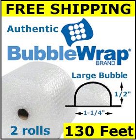 Bubble Wrap 130 ft x 12 Large SEALED Air 1 2 Best