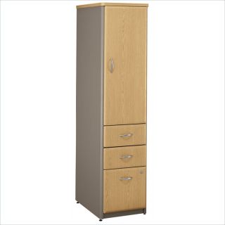 Bush Furniture Series A Vertical Wood File Storage Locker Light Filing 