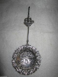Beautiful Large Cut Out Mid 1900s Viking Norge 800 Silver Serving 