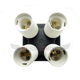 in 1 lamp socket adapter convert 1 bubl to 4 bulbs