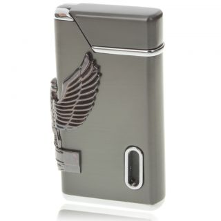 vintage zinc alloy windproof butane lighter