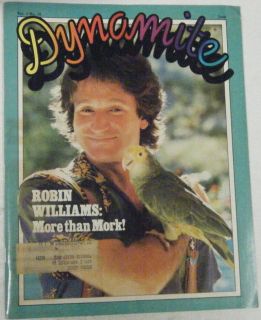 Dynamite Magazine Vol 2 12 June 1979 Robin Williams Bucky Dent
