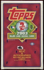 2003 MLB Topps Series 2 Baseball Hobby Box Factory SEALED Relics Autos 