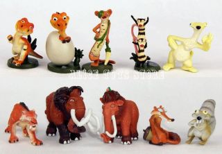 Ice Age figures character American Cartoon Toys 10pc set NEW AU