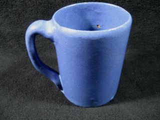 Vintage Bybee Pottery Hand Thrown Kentucky Blue Mug